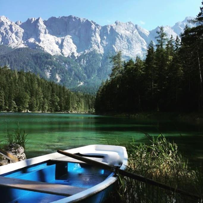 Chalet S - 5 Sterne Luxus Ferienhaus Direkt Am Eibsee Und Zugspitze Grainau Εξωτερικό φωτογραφία